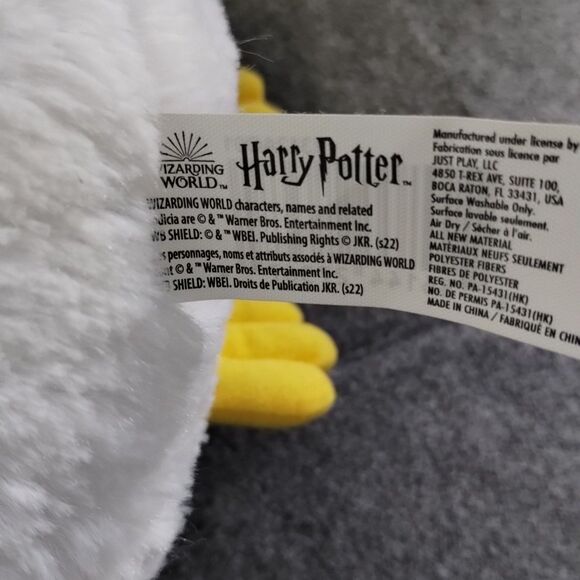 Harry Potter Wizarding World Owl Plush 14 Inch Just Play 2020 Stuffed Animal Toy - Picture 5 of 8